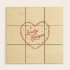Lonely Ranger Wood Wall Art Gallery Image 1