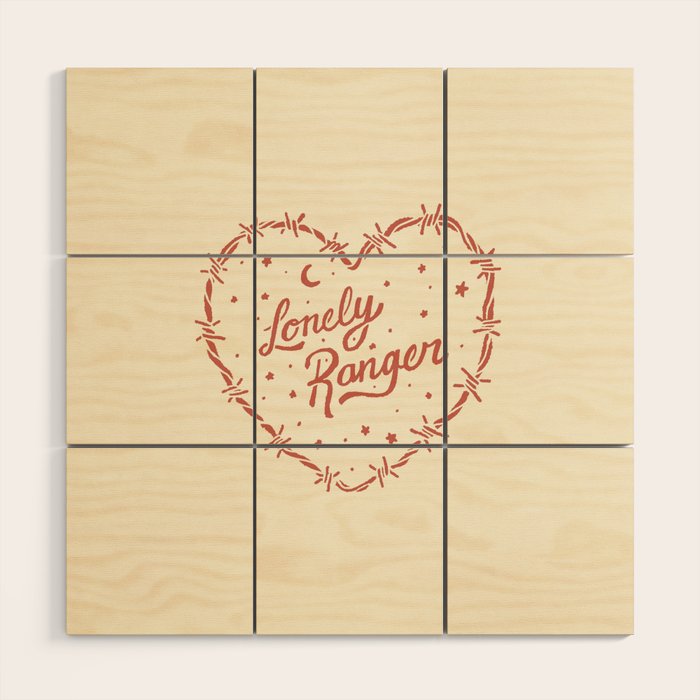 Lonely Ranger Wood Wall Art Gallery Image 1