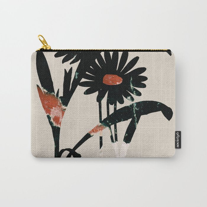 minimal collage/ Flowers 2 Carry All Pouch Gallery Image 1