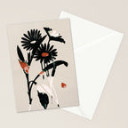 minimal collage/ Flowers 2 Stationery Card Gallery Image 2