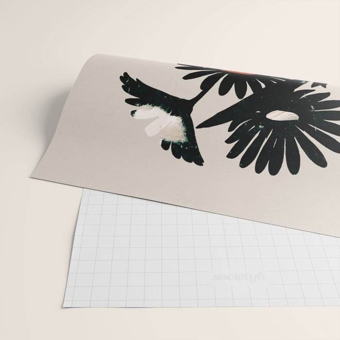 minimal collage/ Flowers 2 Wrapping Paper Gallery Image 2