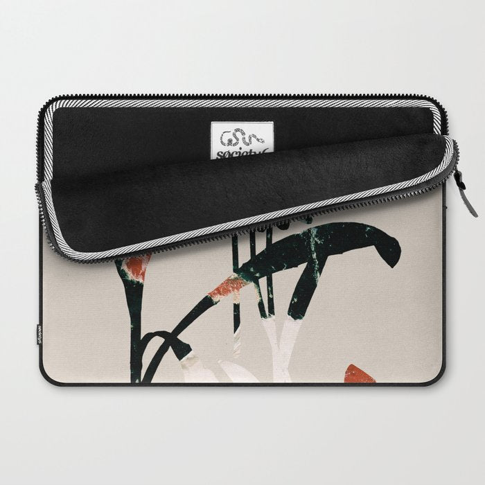 minimal collage/ Flowers 2 Laptop Sleeve Gallery Image 2