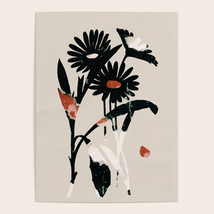 minimal collage/ Flowers 2 Poster Gallery Image 4