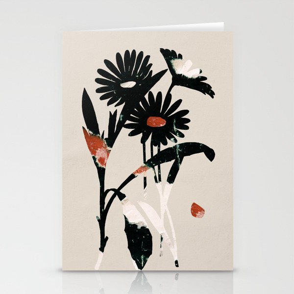 minimal collage/ Flowers 2 Stationery Card Gallery Image 2
