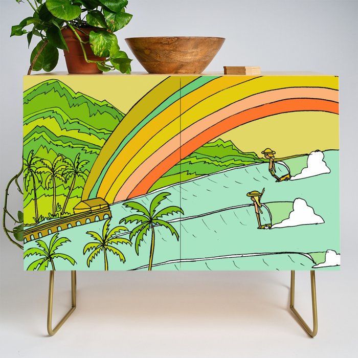 Surf Paradise Rainbow of Happiness Credenza Gallery Image 1