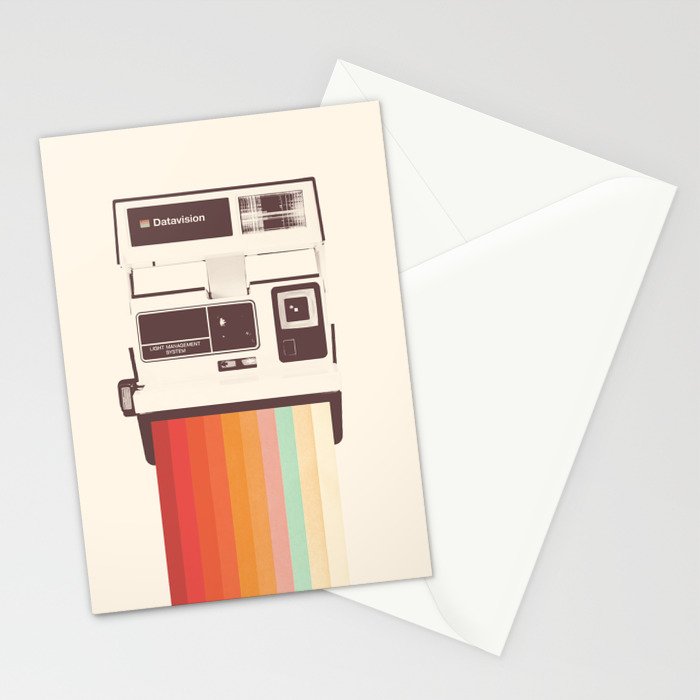 Instant Camera Rainbow Stationery Card Gallery Image 2