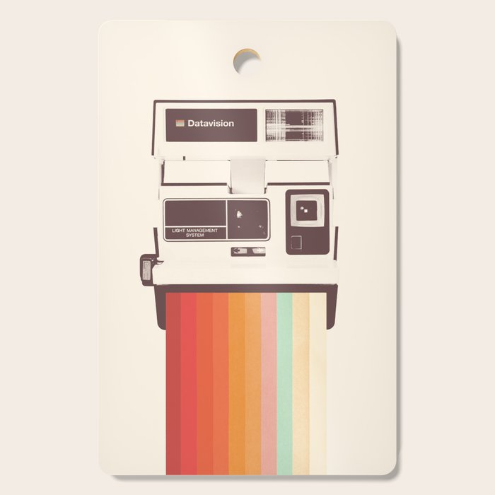 Instant Camera Rainbow Cutting Board Gallery Image 1