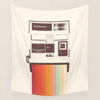 Instant Camera Rainbow Wall Tapestry Gallery Image 4
