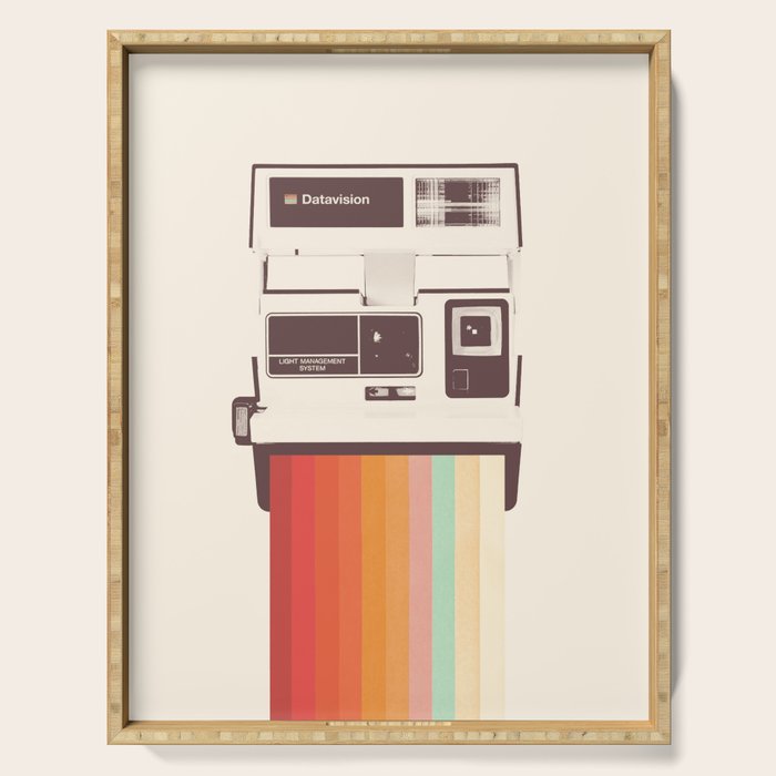 Instant Camera Rainbow Serving Tray Gallery Image 1