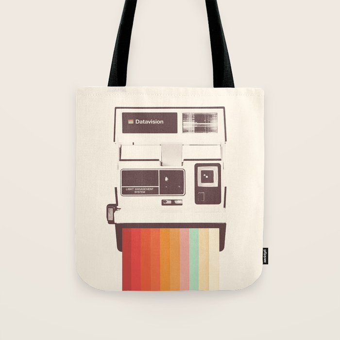 Instant Camera Rainbow Tote Bag Gallery Image 1