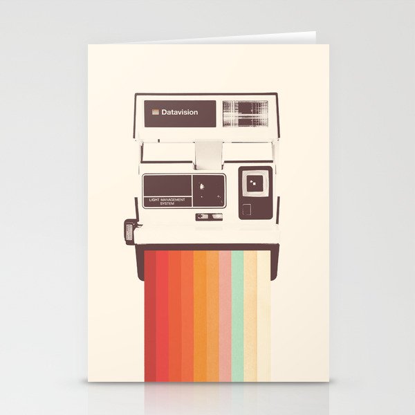 Instant Camera Rainbow Stationery Card Gallery Image 2
