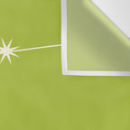 Aquarius Zodiac Star Constellation Line Art Chartreuse Green Wall Tapestry Gallery Image 3