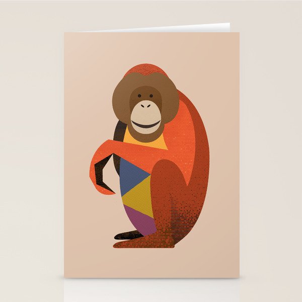 Orangutan Stationery Card Gallery Image 1