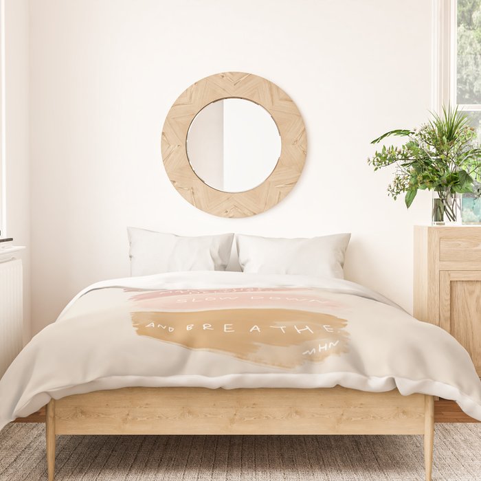 Make Time For What Helps You Duvet Cover Gallery Image 3