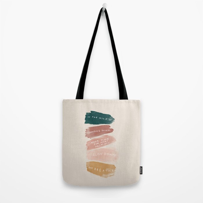 Make Time For What Helps You Tote Bag Gallery Image 2