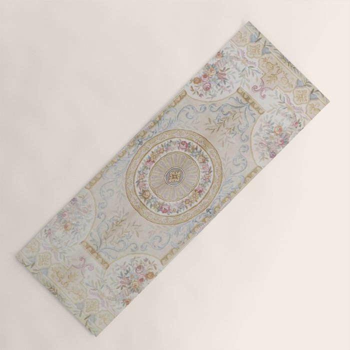 Antique French 17th Century Aubusson Savonnerie Yoga Mat Gallery Image 1