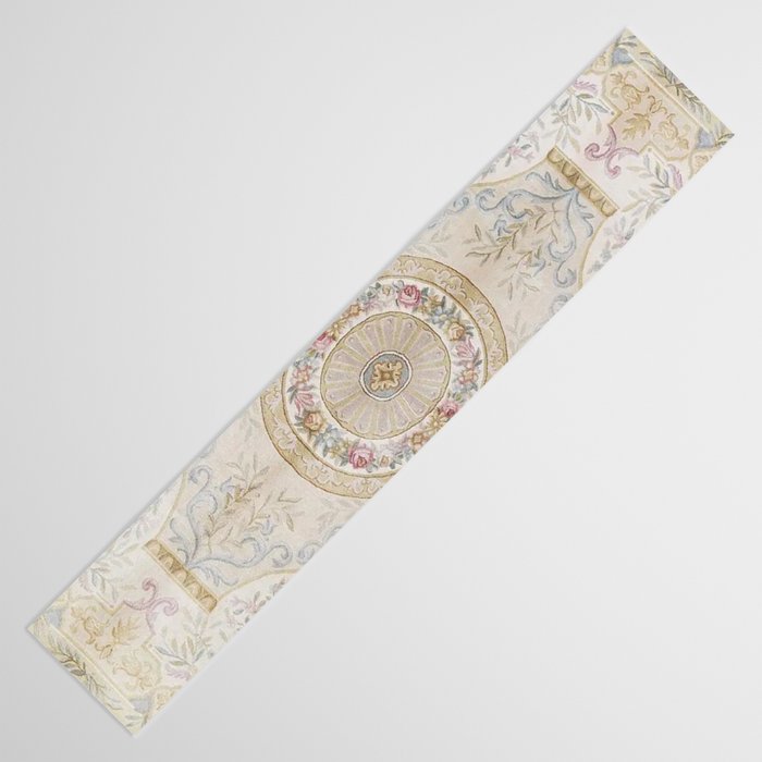Antique French 17th Century Aubusson Savonnerie Table Runner Gallery Image 3