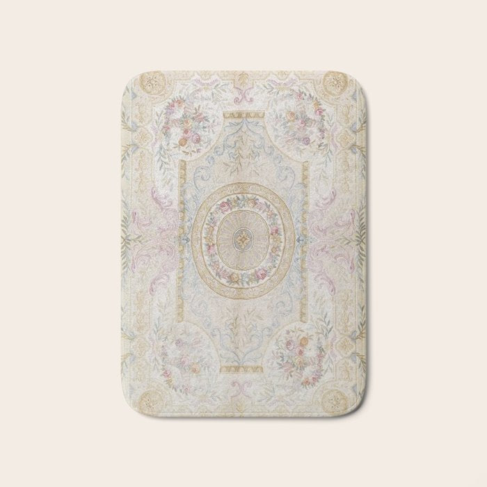 Antique French 17th Century Aubusson Savonnerie Bath Mat Gallery Image 1