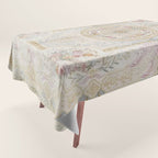 Antique French 17th Century Aubusson Savonnerie Tablecloth Gallery Image 1