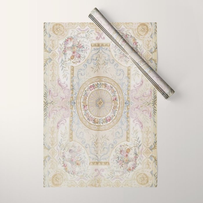Antique French 17th Century Aubusson Savonnerie Wrapping Paper Gallery Image 1