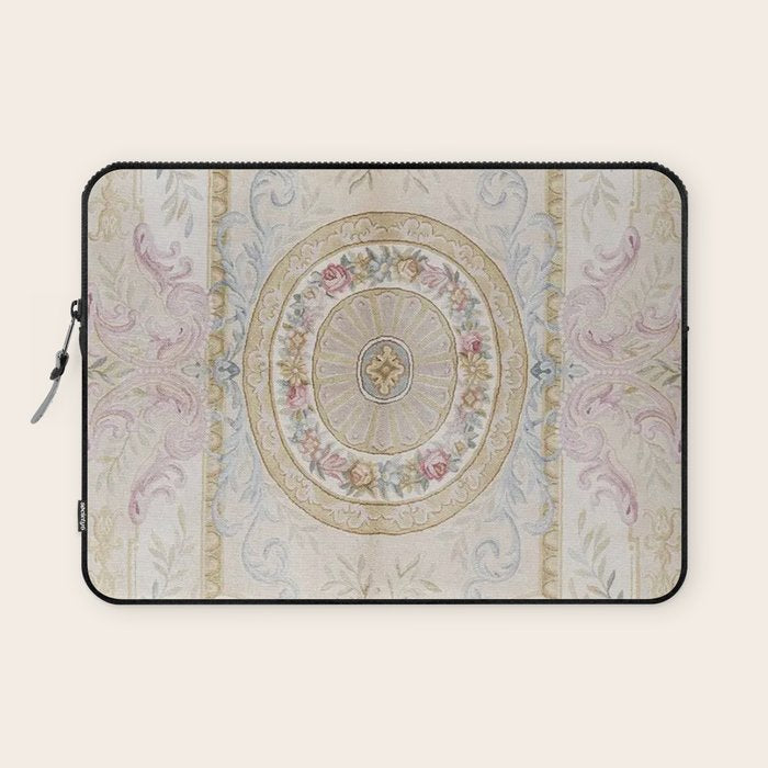 Antique French 17th Century Aubusson Savonnerie Laptop Sleeve Gallery Image 1