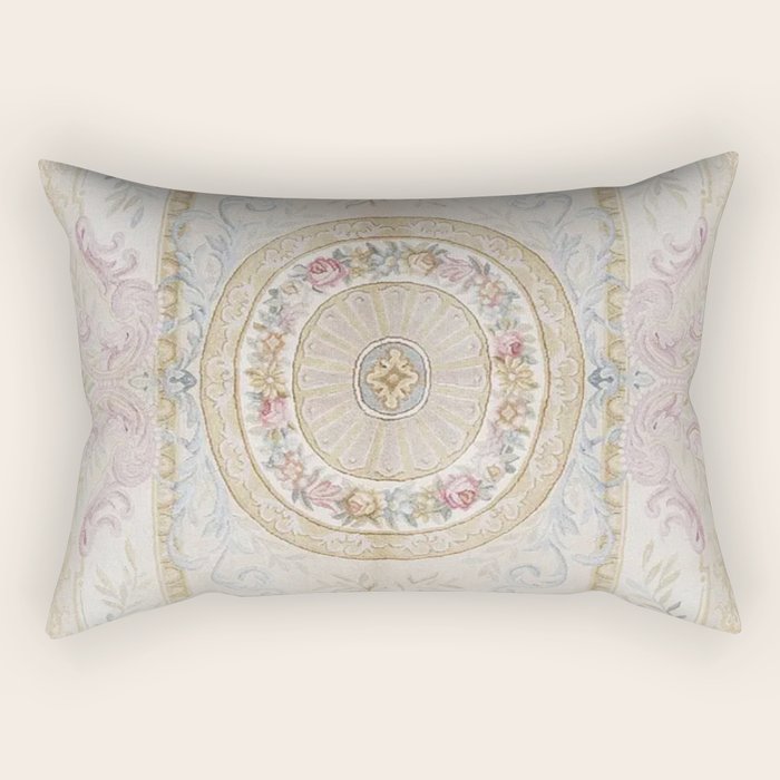 Antique French 17th Century Aubusson Savonnerie Rectangular Pillow Gallery Image 2