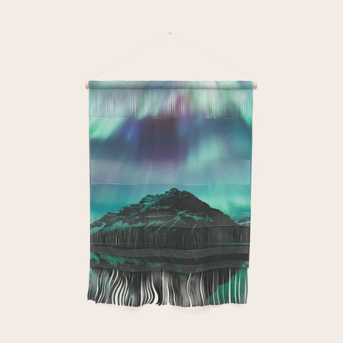 Auroras over Bow Lake, Banff Wall Hanging Gallery Image 1