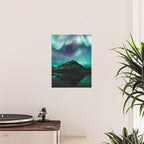 Auroras over Bow Lake, Banff Poster Gallery Image 2