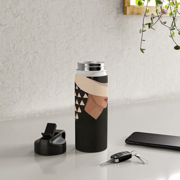 In love with the silence 2 Water Bottle Gallery Image 4