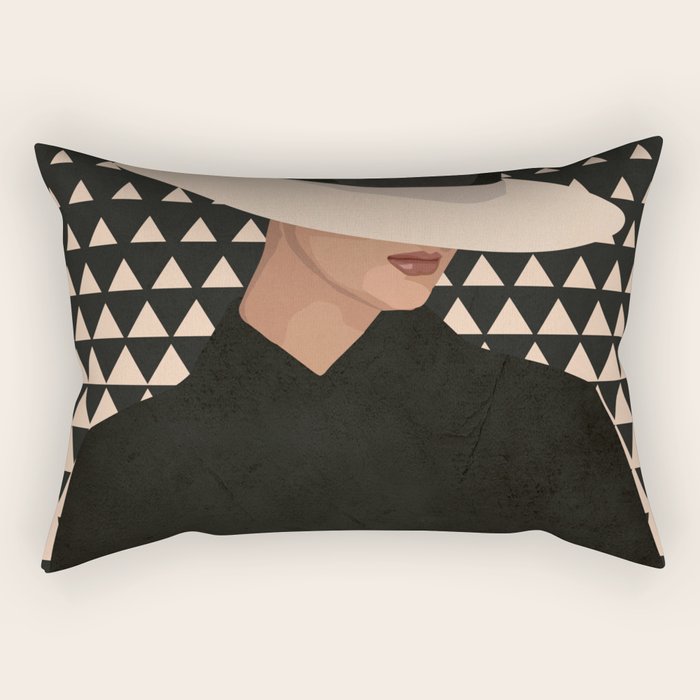 In love with the silence 2 Rectangular Pillow Gallery Image 1