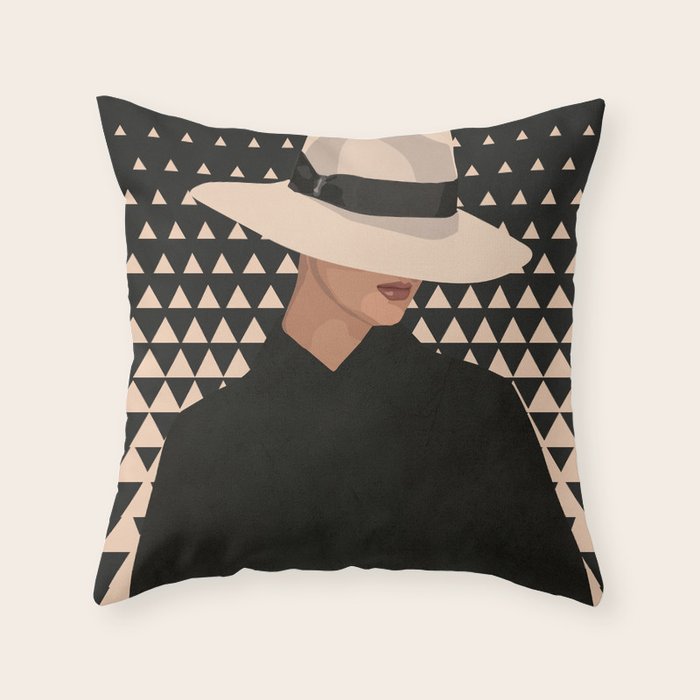 In love with the silence 2 Throw Pillow Gallery Image 1