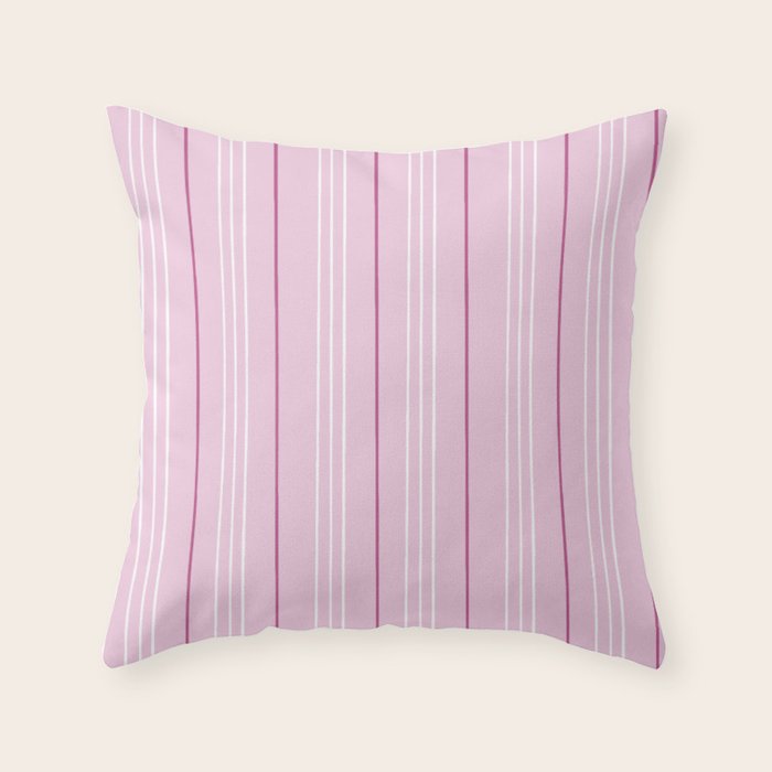 Lola Stripes Throw Pillow Gallery Image 6