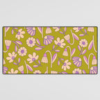 Art déco Floral  Desk Mat Gallery Image 3