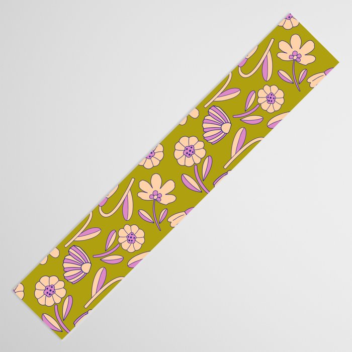 Art déco Floral  Table Runner Gallery Image 3