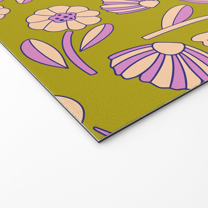 Art déco Floral  Welcome Mat Gallery Image 2