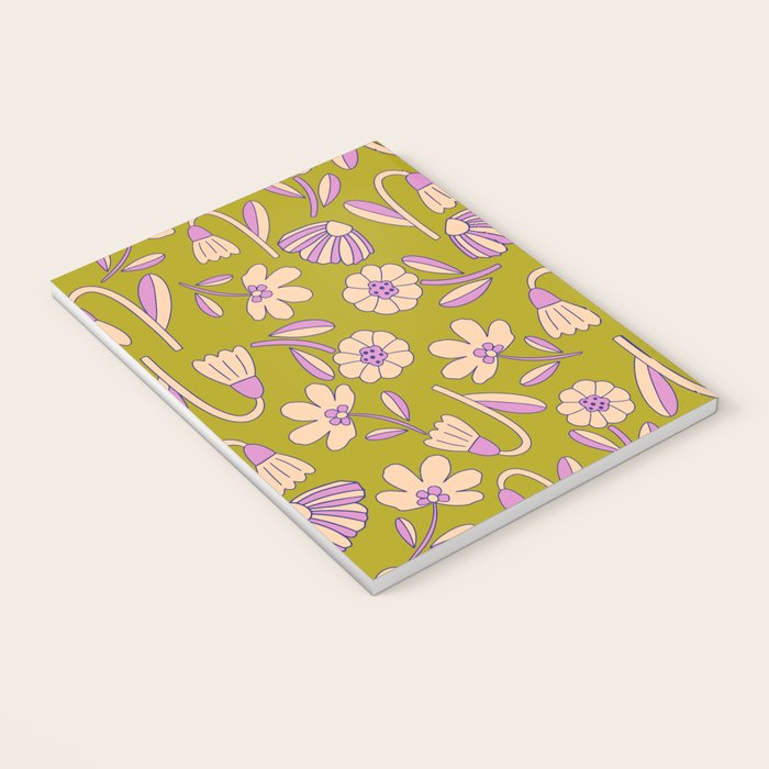 Art déco Floral  Notebook Gallery Image 3