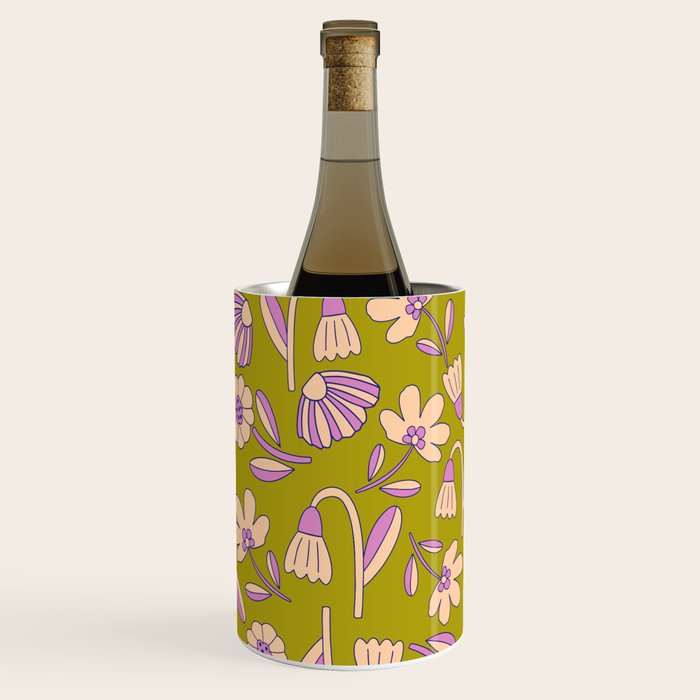 Art déco Floral  Wine Chiller Gallery Image 1