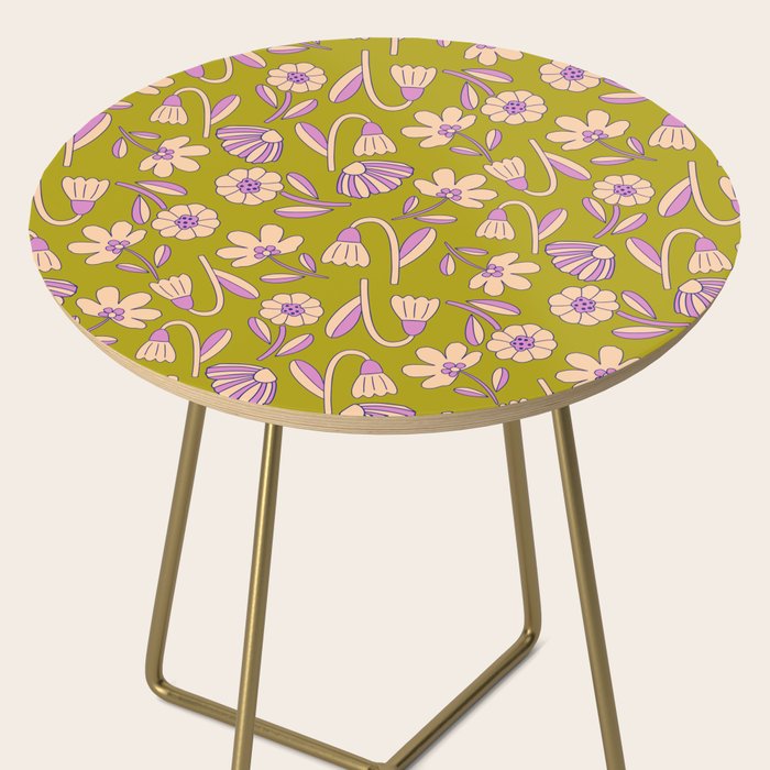 Art déco Floral  Side Table Gallery Image 2