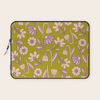 Art déco Floral  Laptop Sleeve Gallery Image 1