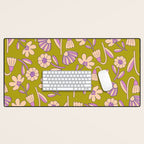 Art déco Floral  Desk Mat Gallery Image 1