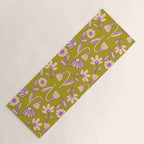 Art déco Floral  Yoga Mat Gallery Image 1