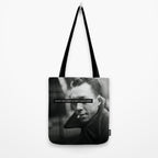 "Should I Kill Myself or Have a Cup of Coffee?" Albert Camus Quote Tote Bag Gallery Image 2