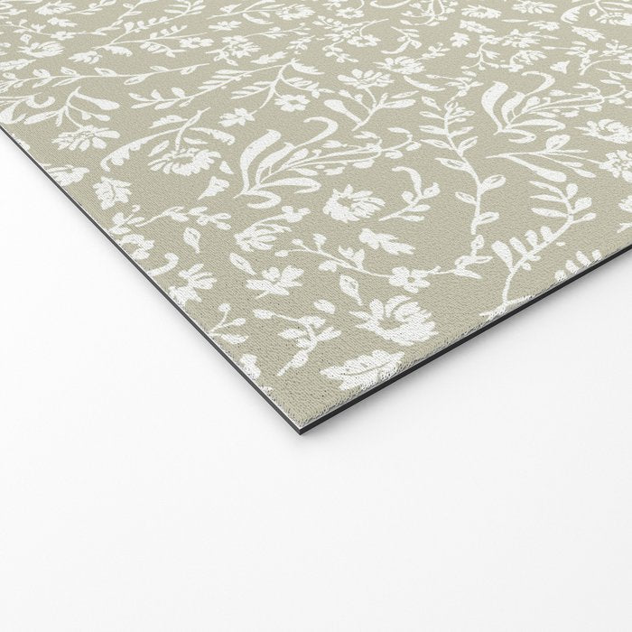 Ditsy Toile Floral - Sage Welcome Mat Gallery Image 2