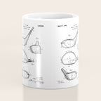 Golf Driver Patent - Golf Art - Antique Coffee Mug Gallery Image 4