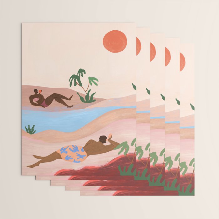 Beach Please Wrapping Paper Gallery Image 3