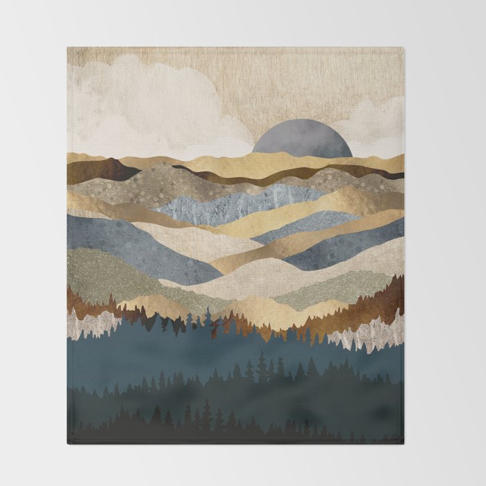 Golden Vista Throw Blanket Gallery Image 2