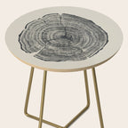 Hand-Drawn Oak Side Table Gallery Image 2