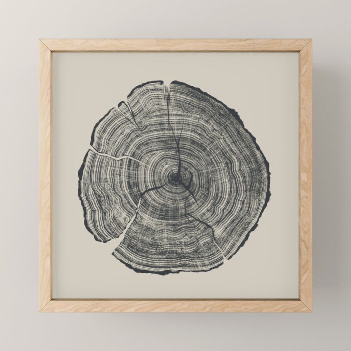 Hand-Drawn Oak Mini Art Print Gallery Image 1
