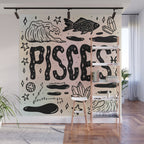 Celestial Pisces Wall Mural Gallery Image 1