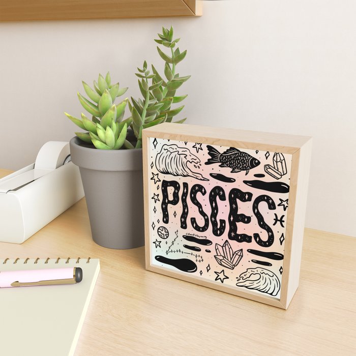 Celestial Pisces Mini Art Print Gallery Image 2